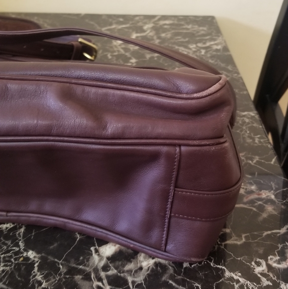 Vintage Coach Brown Leather Brief Case/ Massager Bag - Picture 9 of 15